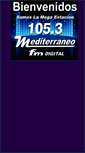 Mobile Screenshot of mediterraneofm.com.ar